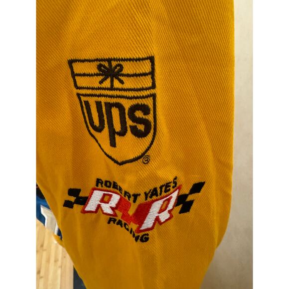 Vintage Chase Authentics M&Ms NASCAR Jacket XL Yellow Embroidered Sponsor Racing - Picture 4 of 14